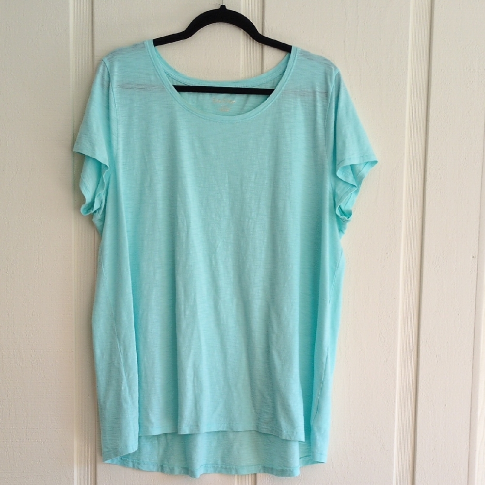 Lilly Pulitzer Etta Aqua Short Sleeve Tee